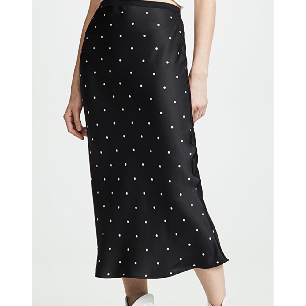 Anine Bing polka dot silk skirt. Never worn!
